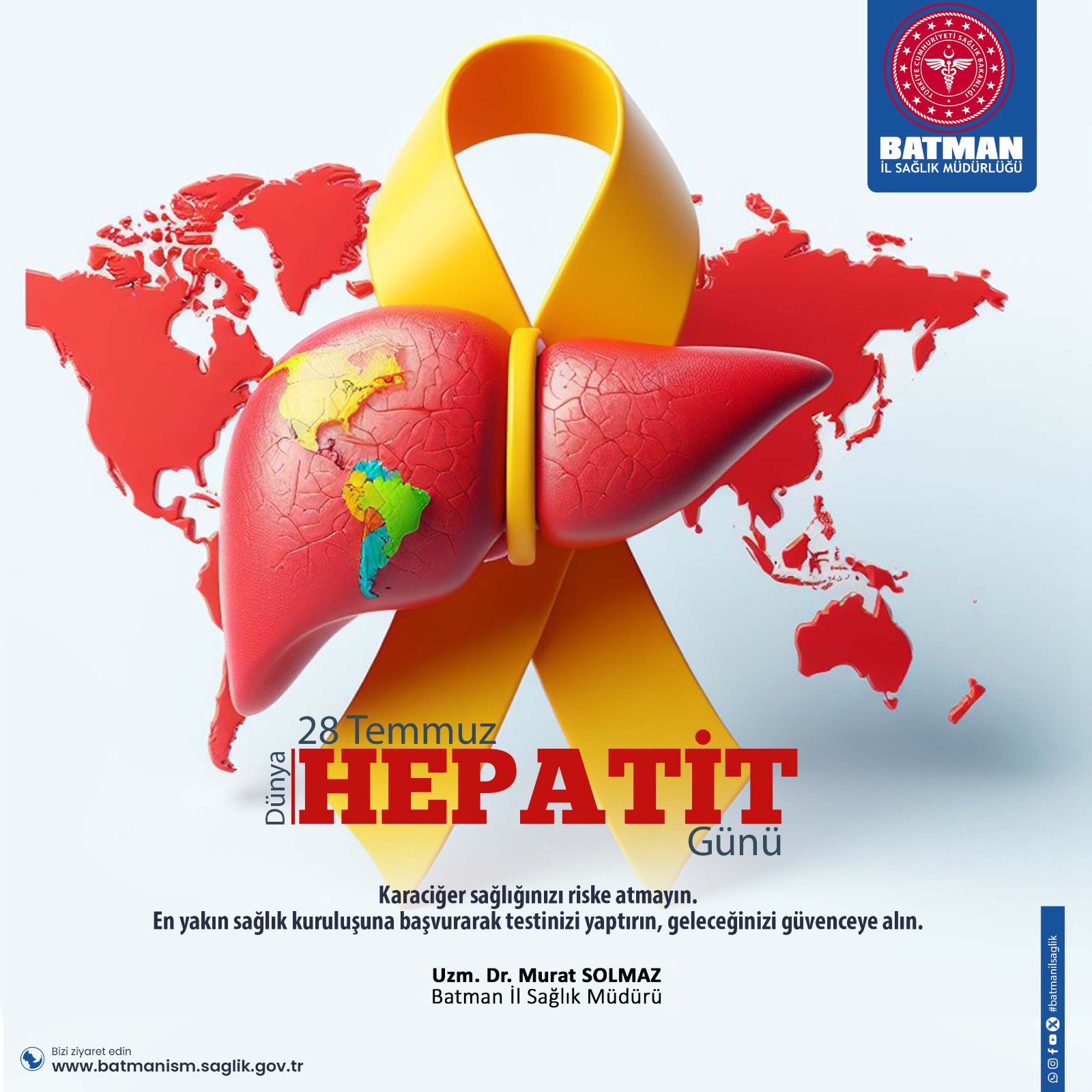 Dünya Hepatit Günü’nde Erken Tanı ve Korunma Çağrısı