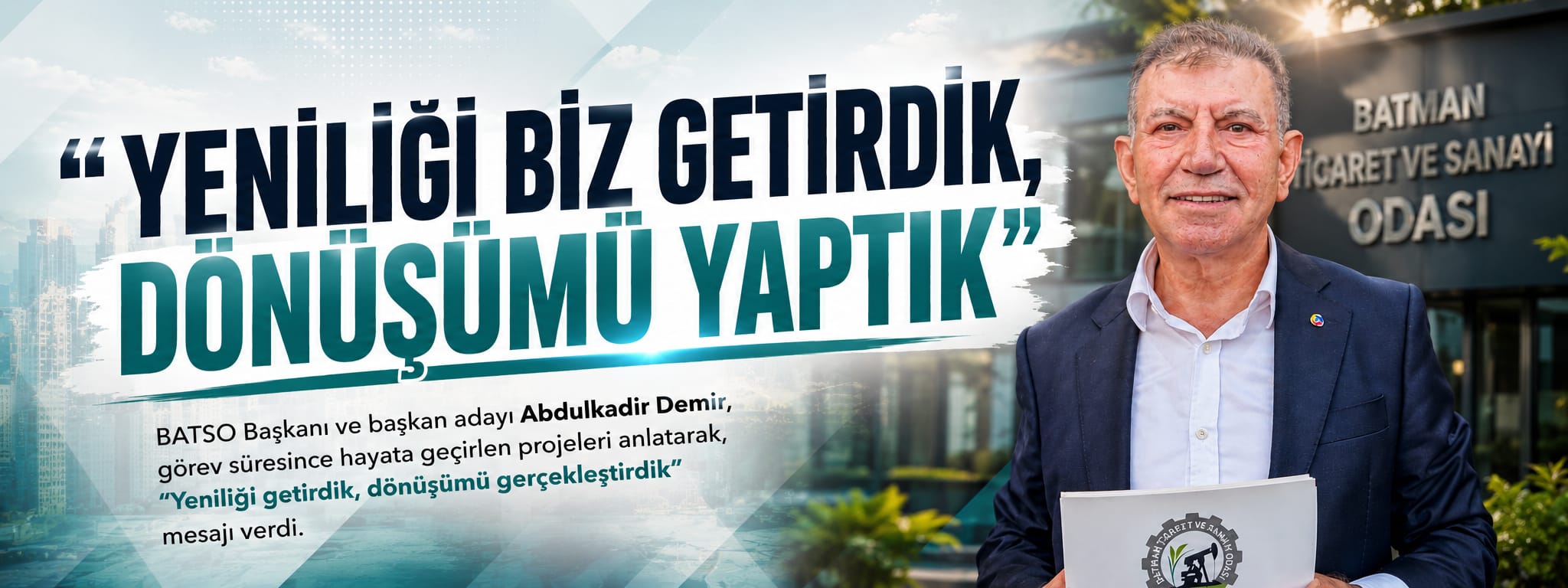 “Yeniliği biz getirdik, dönüşümü yaptık”