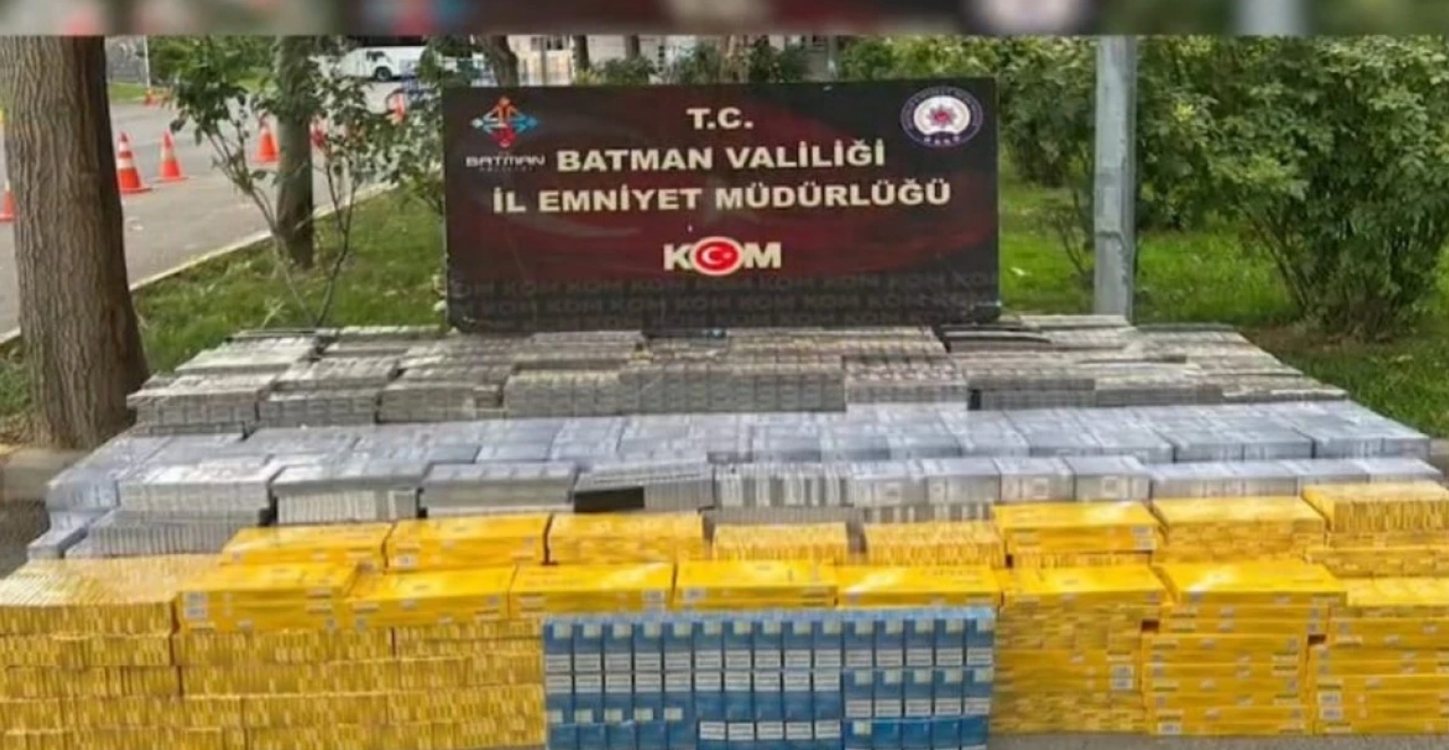 18 Bin paket kaçak sigara ele geçirildi