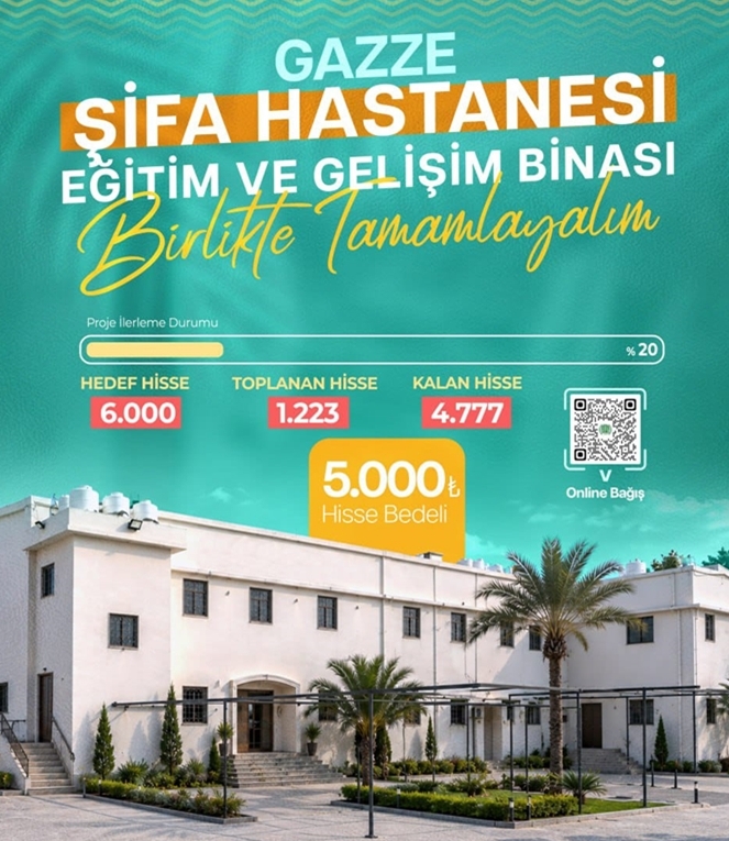 Gazze için 5 bin liralık hisse çağrısı
