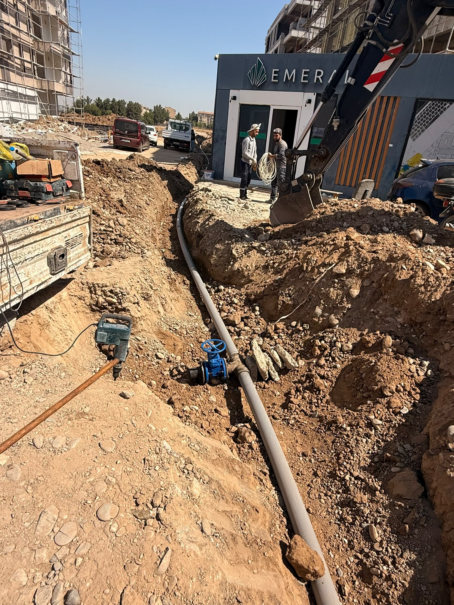 Gültepe‘de su hattı güçleniyor