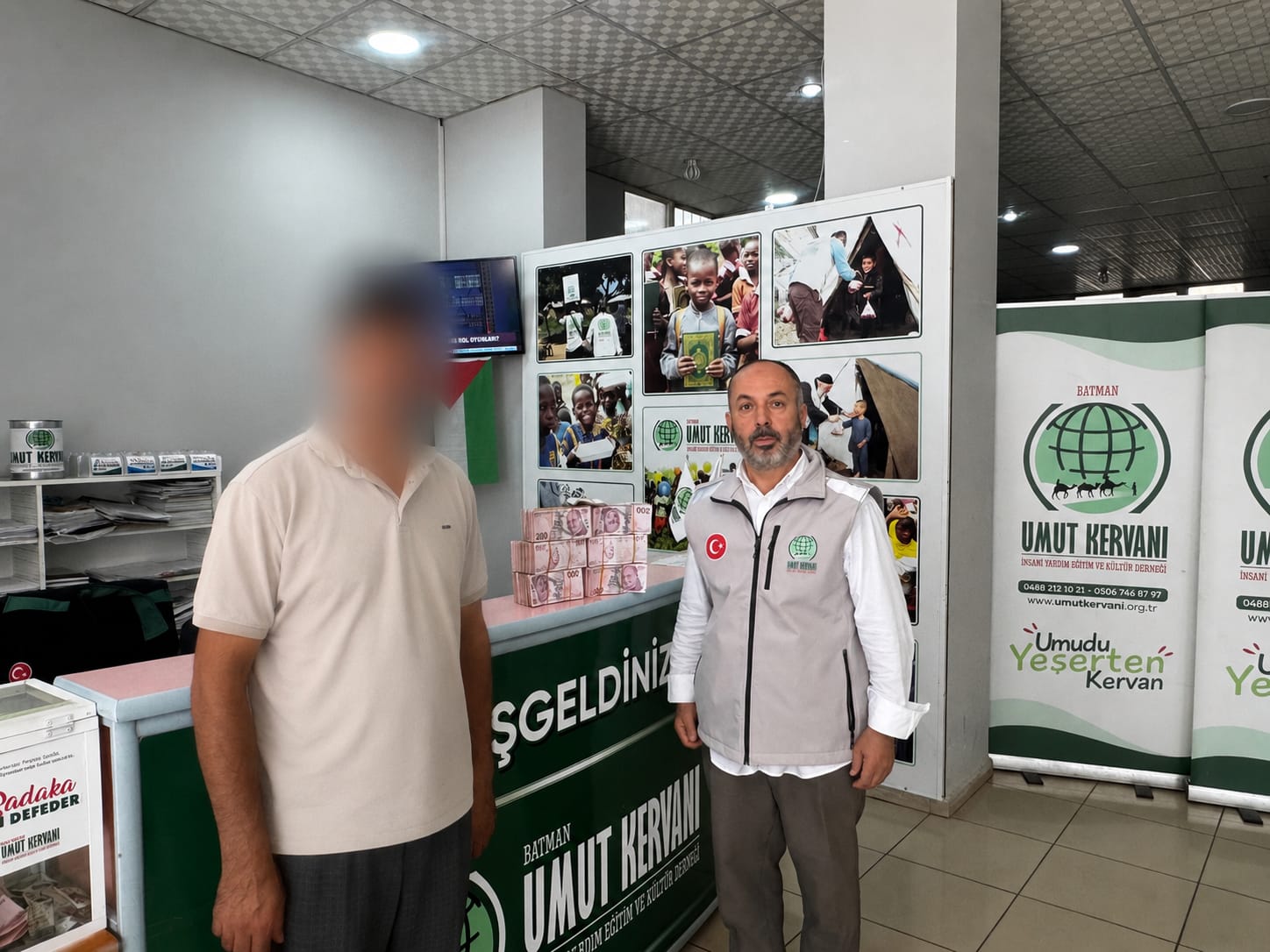 Hac parasını Gazze’deki hastalara bağışladı
