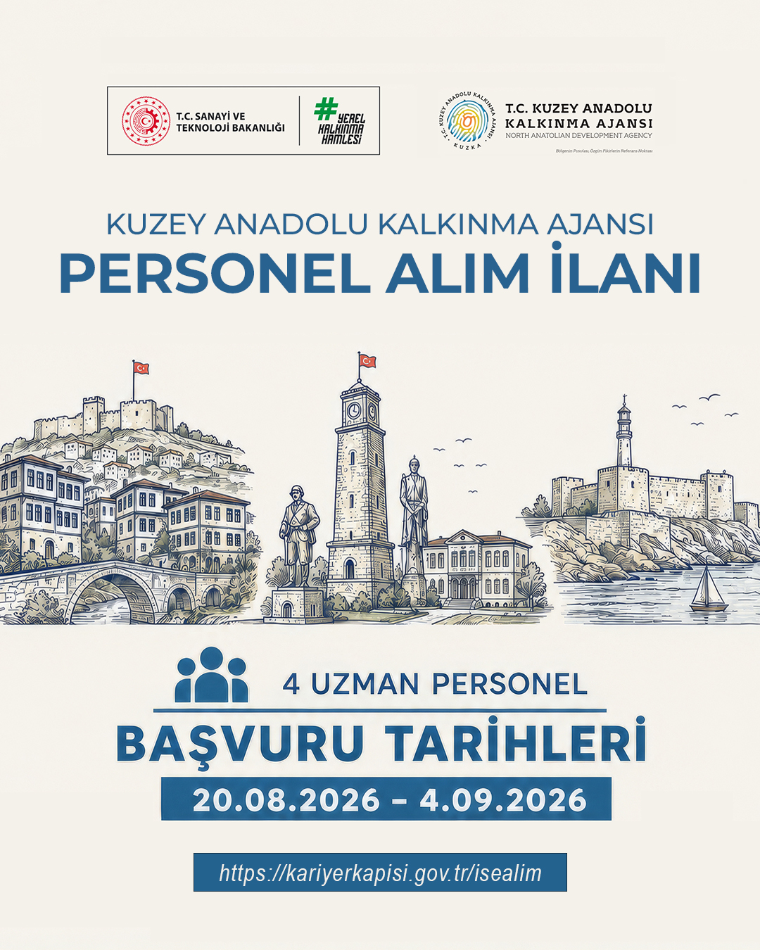 Kalkınma Ajansı 4 uzman alacak