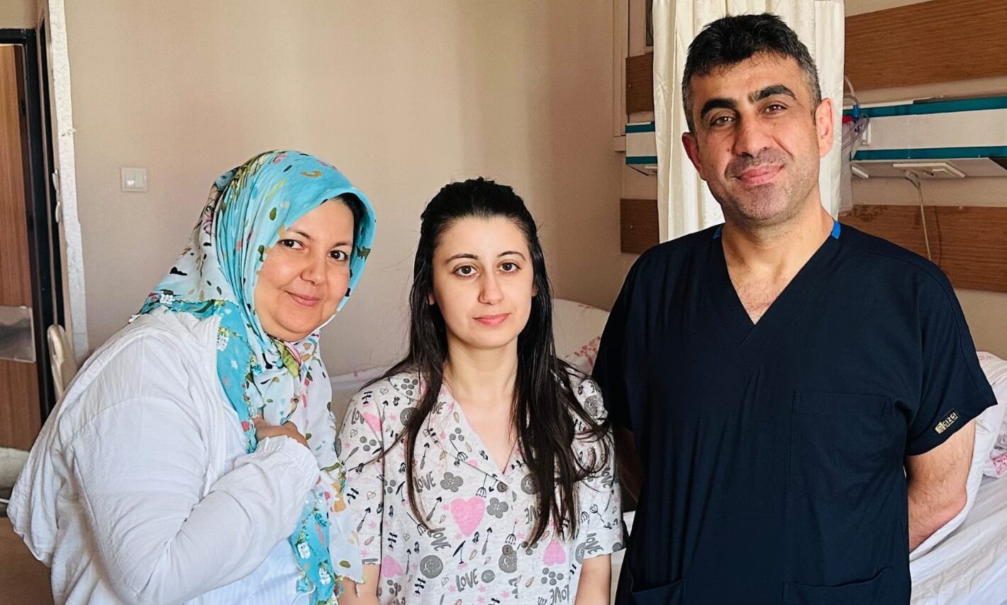 Kapalı ameliyatla sağlığına kavuştu
