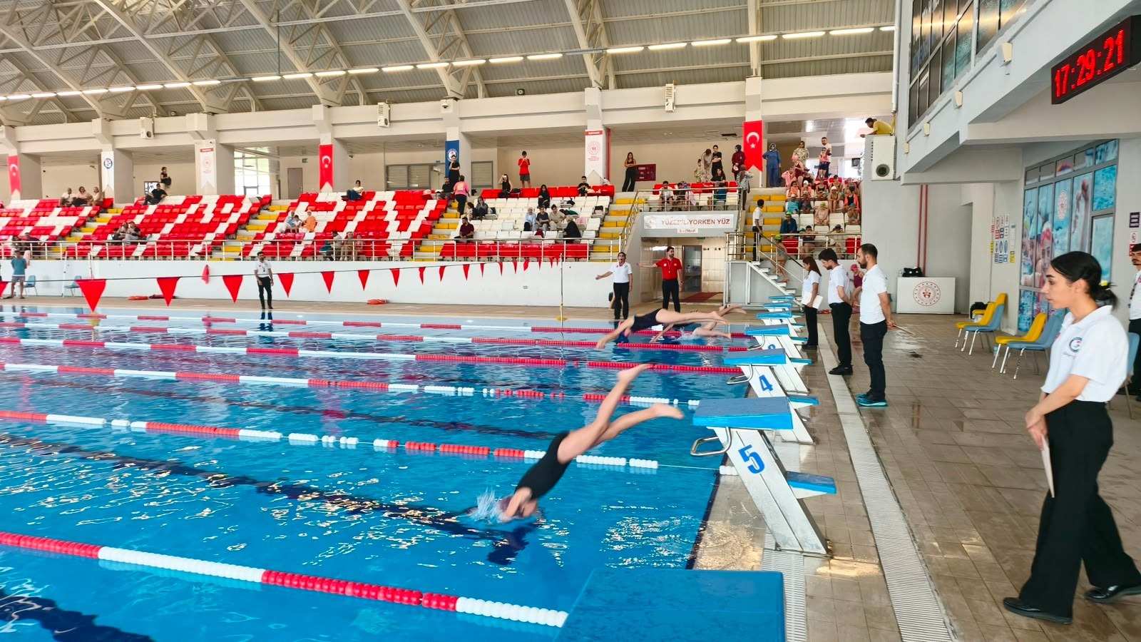 Olimpik havuza hijyen onayı