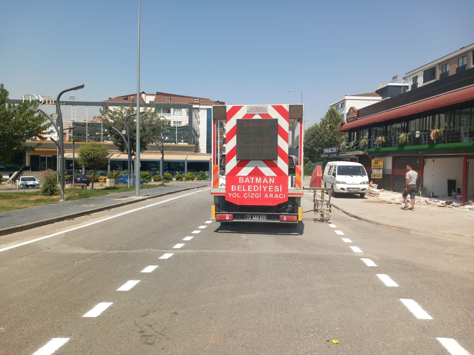 Trafik güvenliği için ekipler sahada