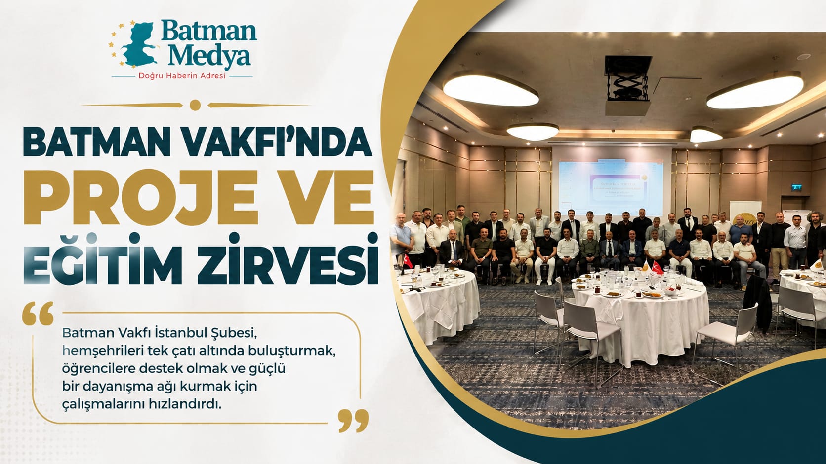 Batman Vakfı’nda proje ve eğitim zirvesi