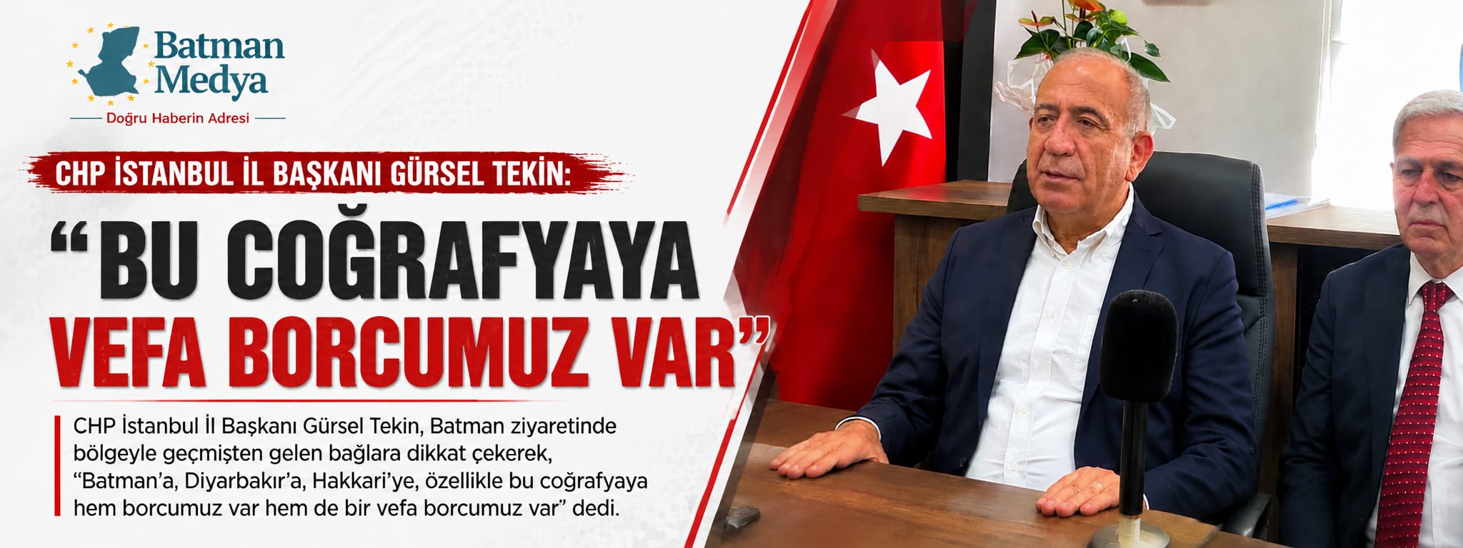“Bu coğrafyaya vefa borcumuz var”