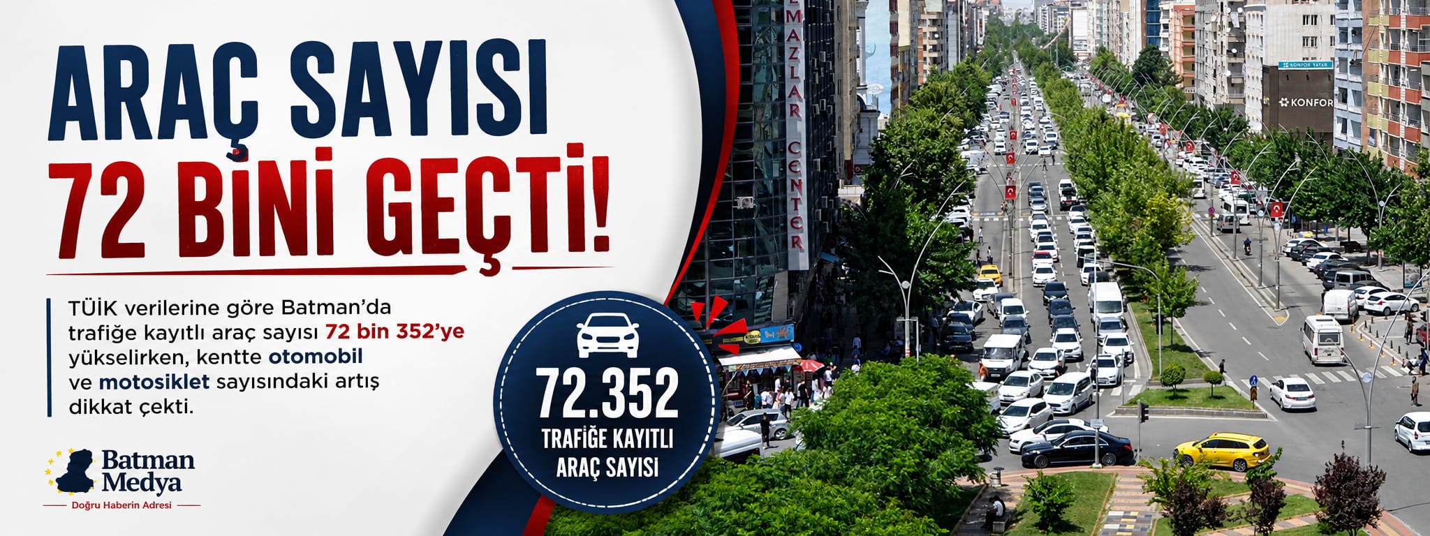 Araç sayısı 72 bini geçti