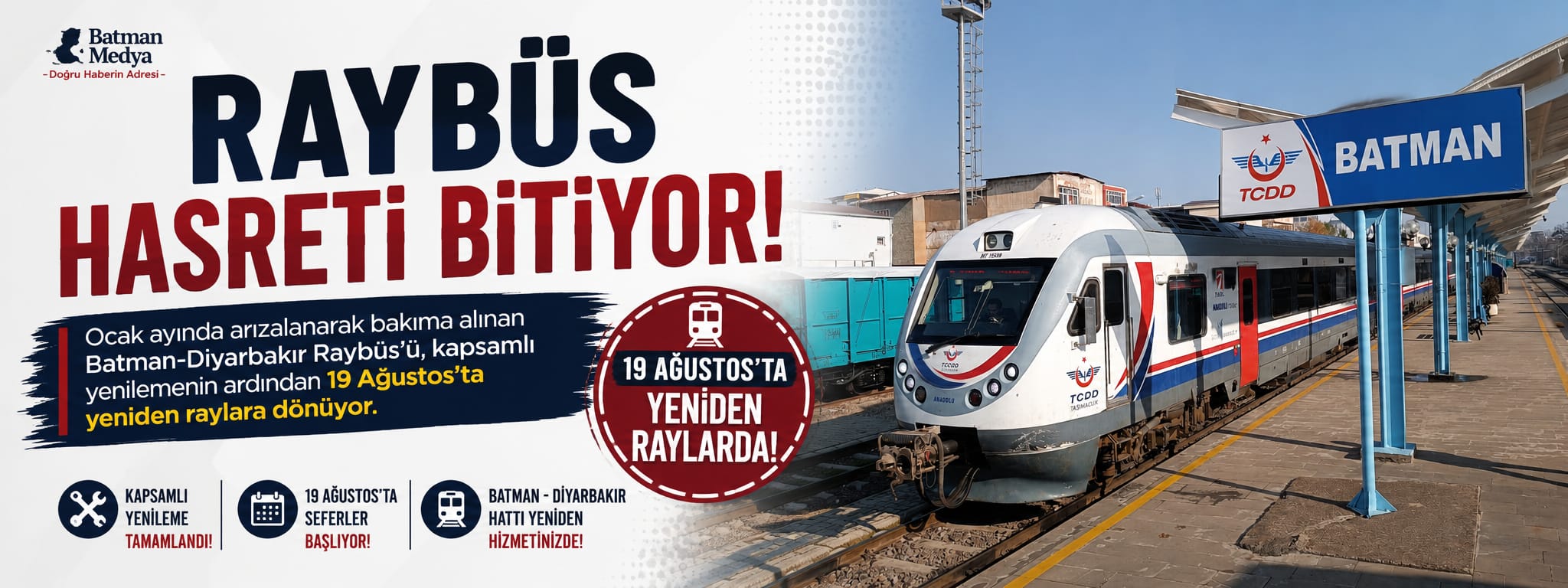 Raybüs hasreti bitiyor