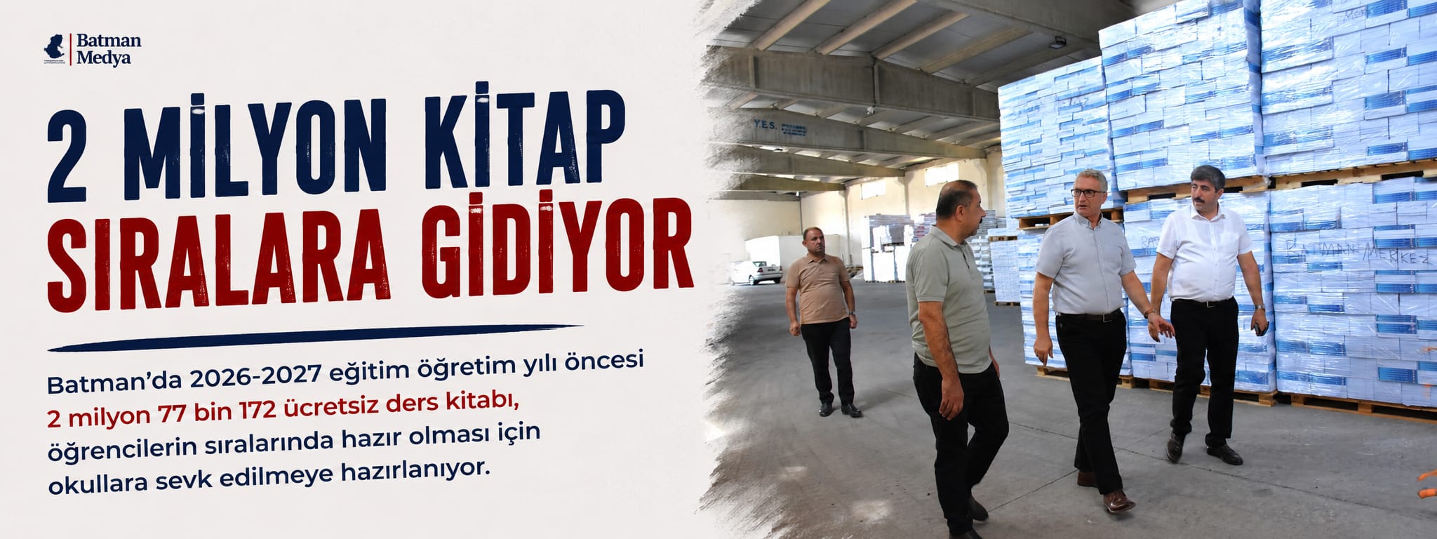 2 Milyon kitap sıralara gidiyor
