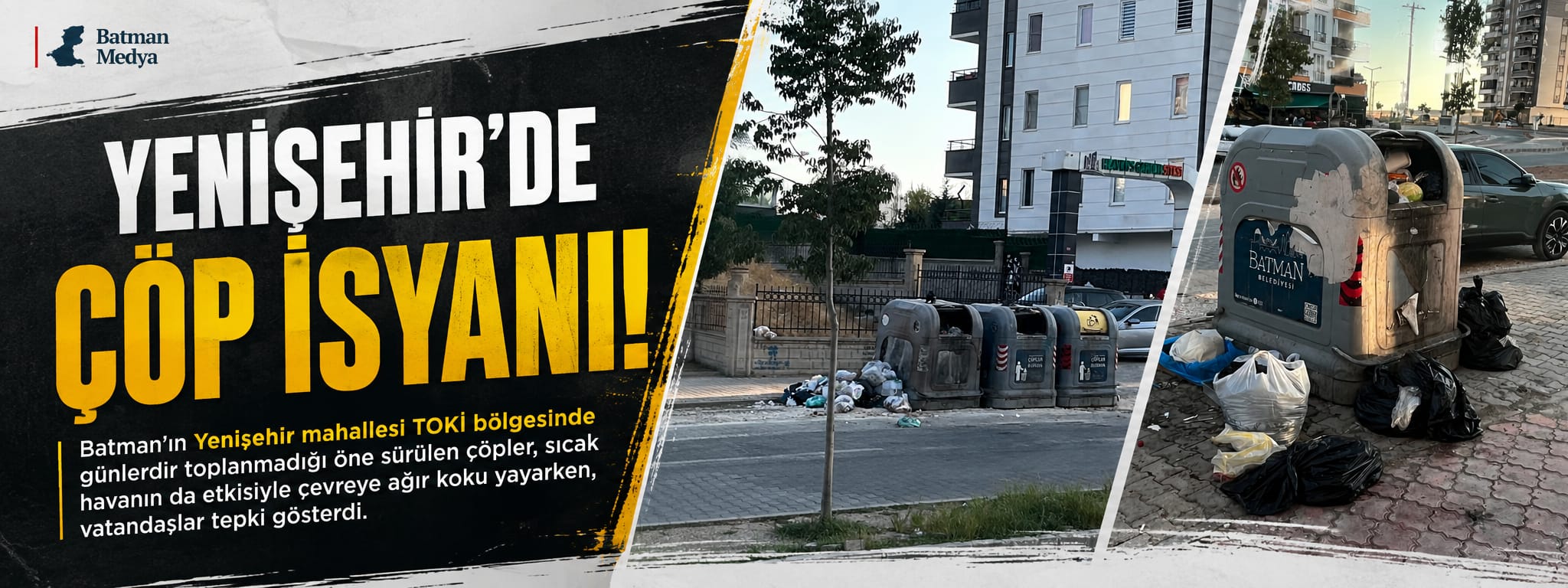 Yenişehir’de çöp isyanı