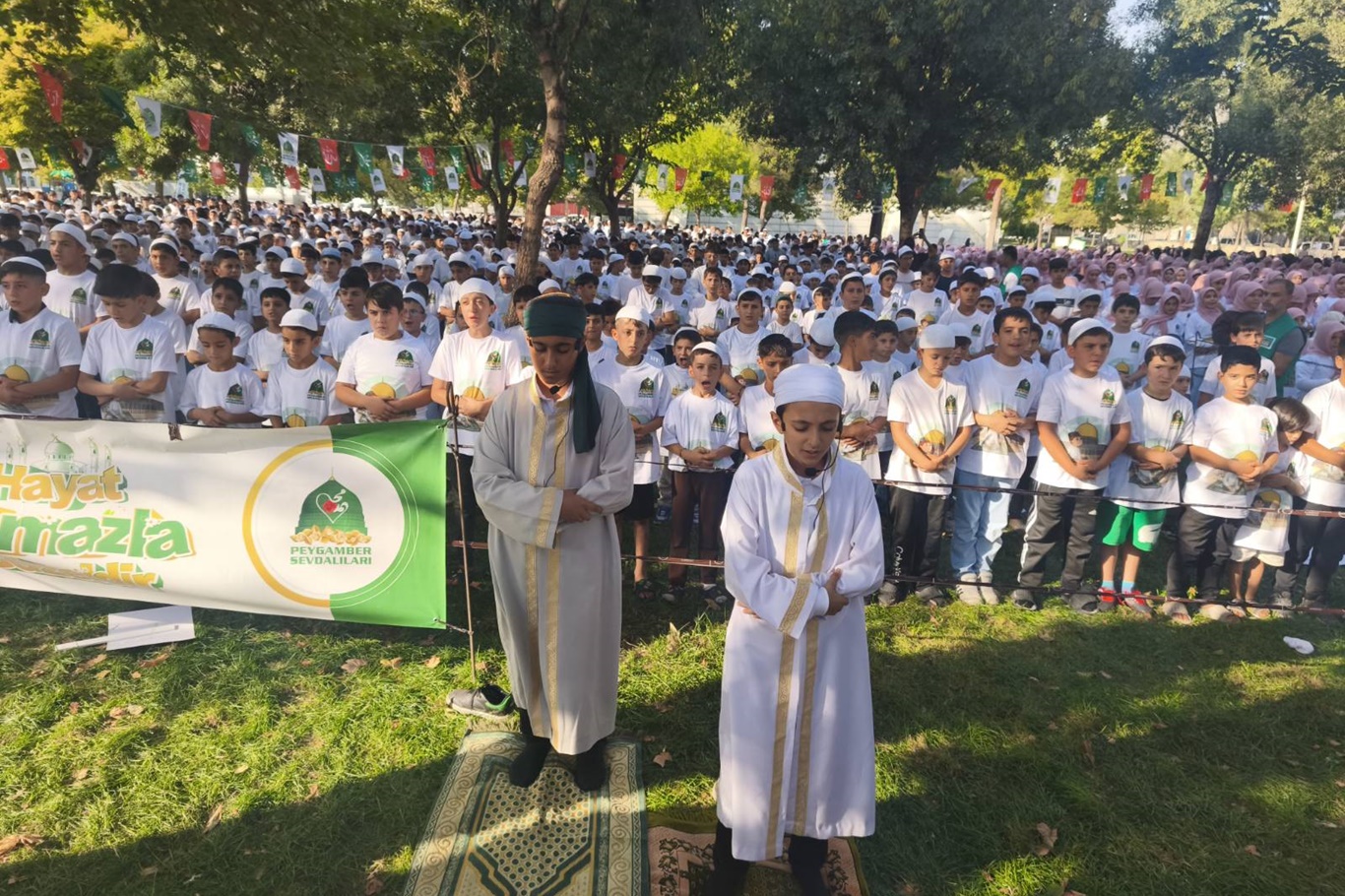 15 Günlük namaz eğitiminin finali yapıldı