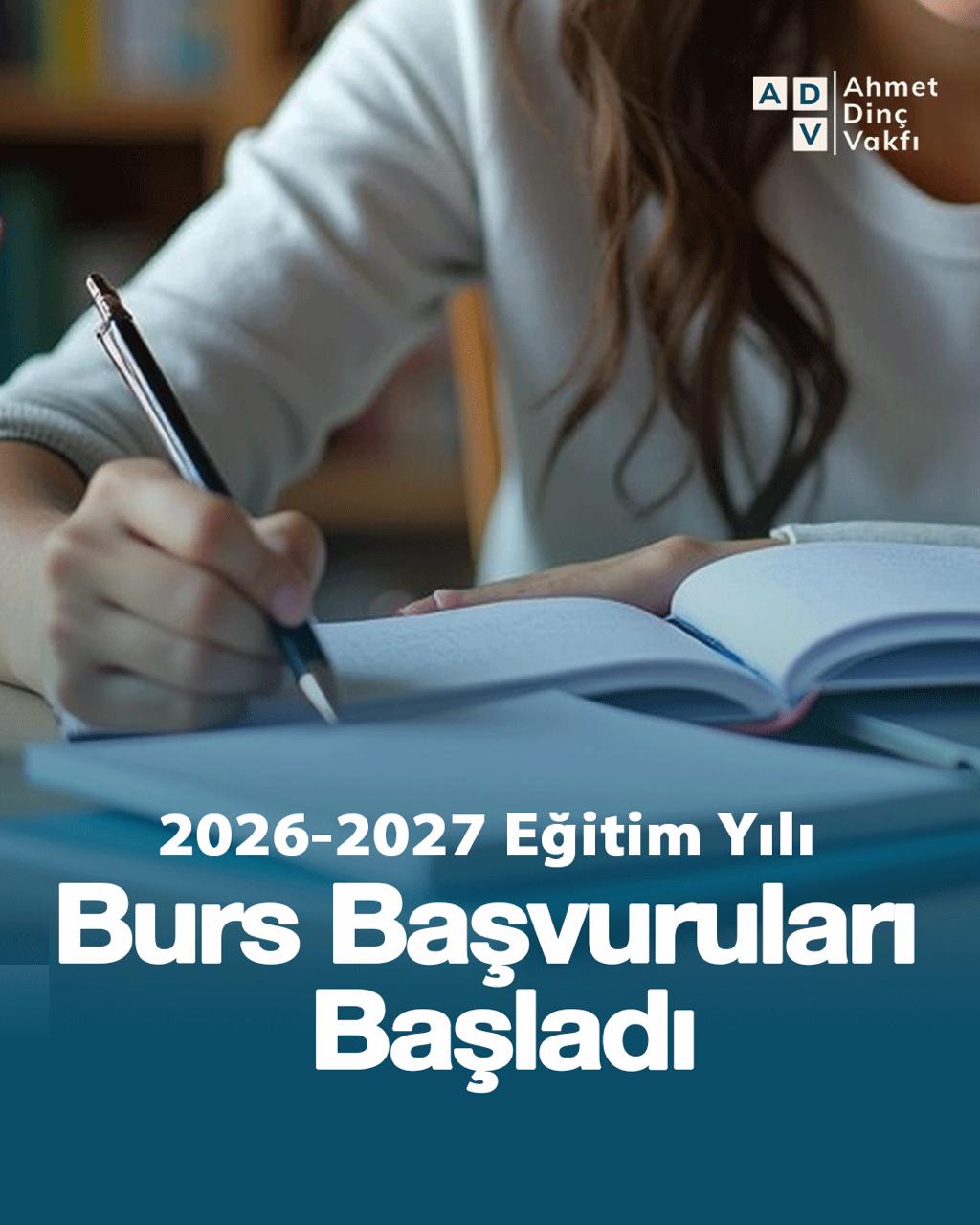 Ahmet Dinç Vakfı’ndan eğitim bursu