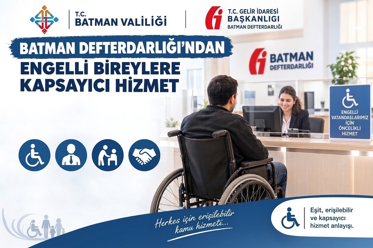 Engelli vatandaşlara hizmette kolaylık