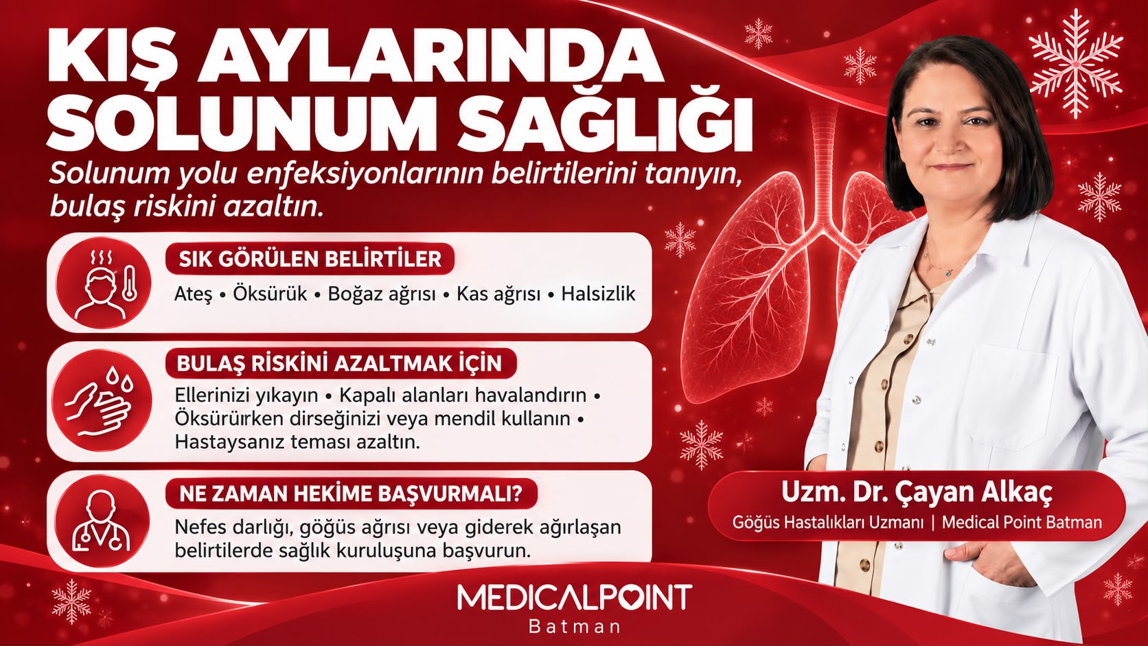 Nefes sağlığı için kış uyarısı