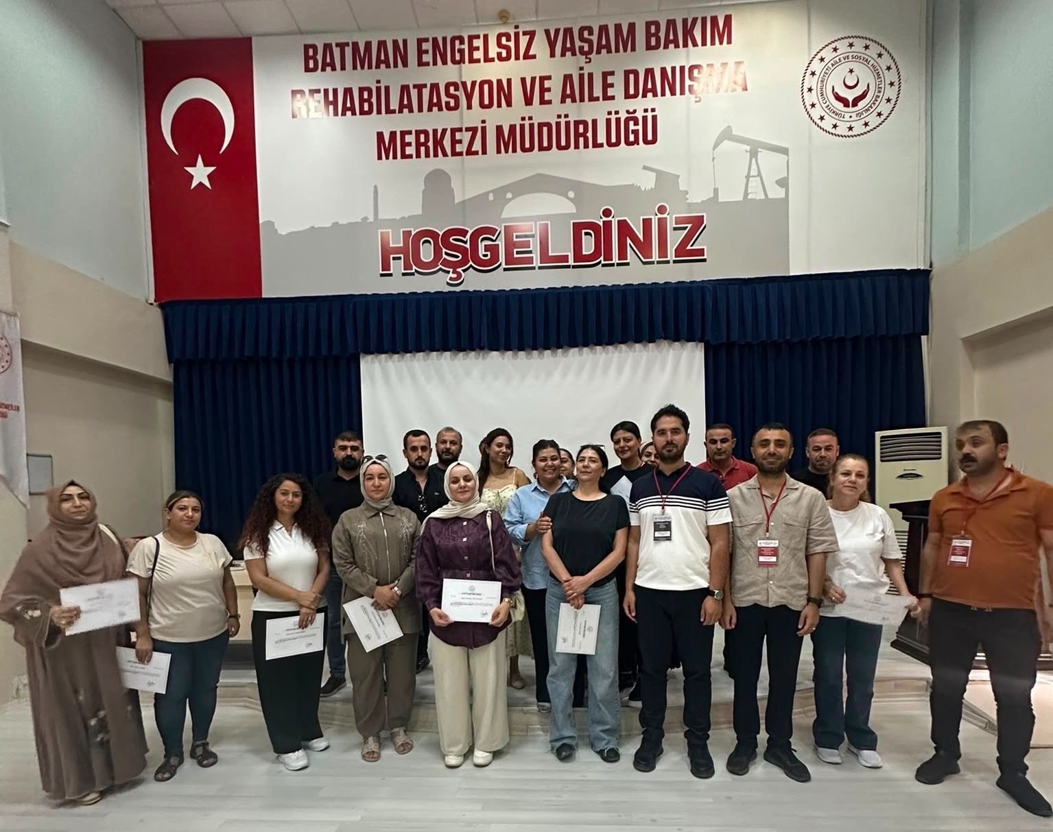 Psikososyal destek için personel eğitildi