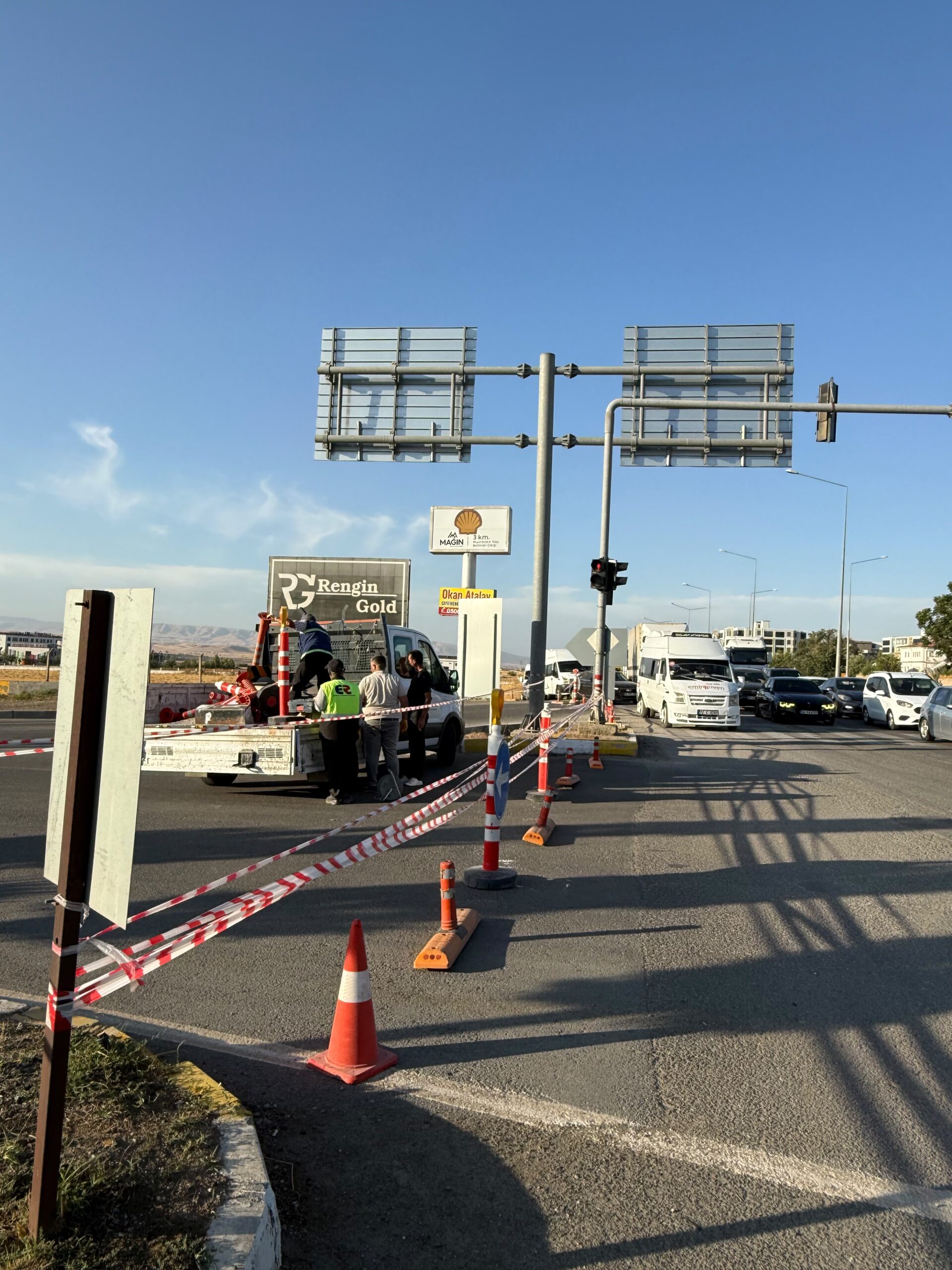 Trafik güvenliği için yoğun mesai