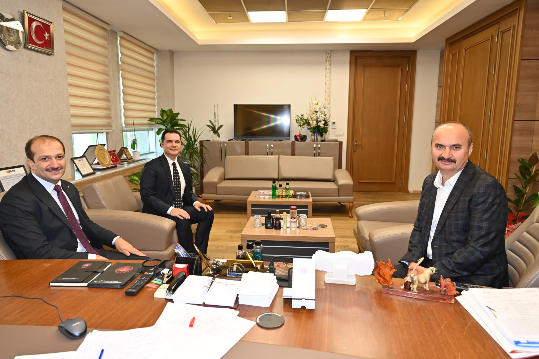 Vali Canalp’ten Yıldırım’a görev tebriği