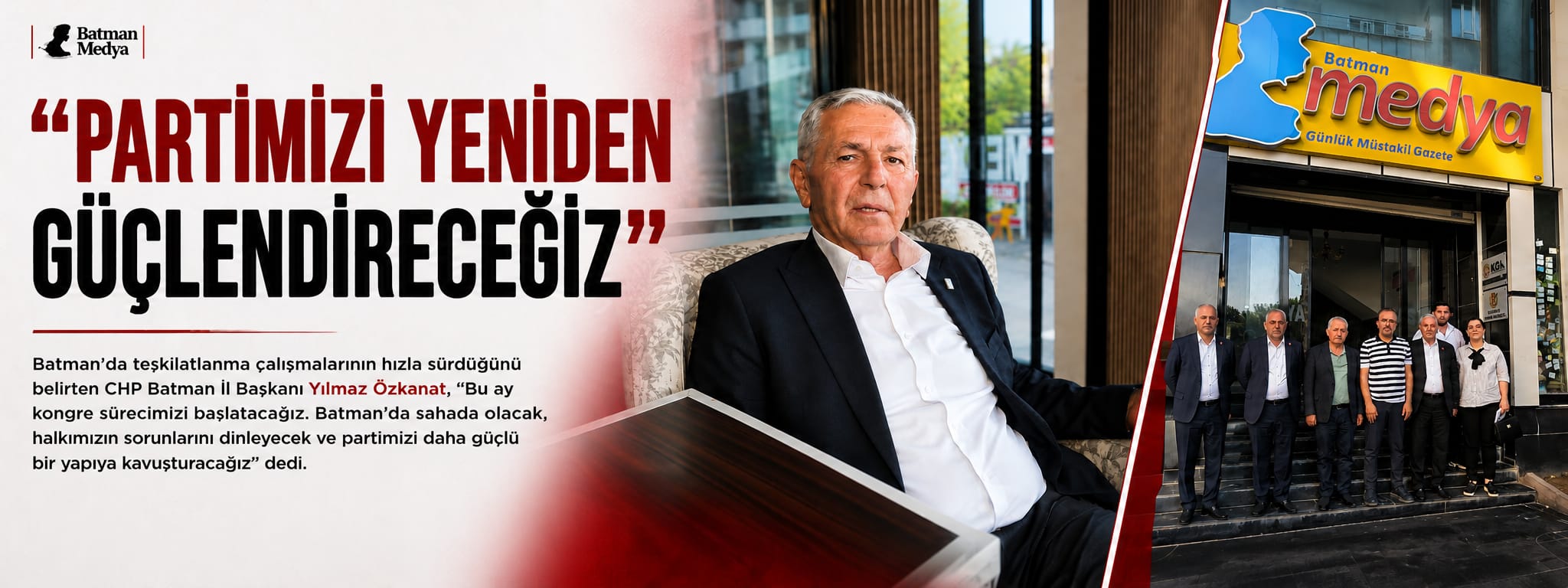 “Partimizi yeniden güçlendireceğiz”
