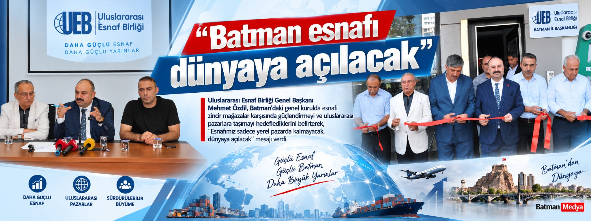 “Batman esnafı dünyaya açılacak”