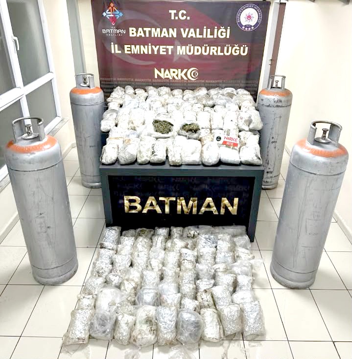 87,5 Kilo Skunk Ele Geçirildi