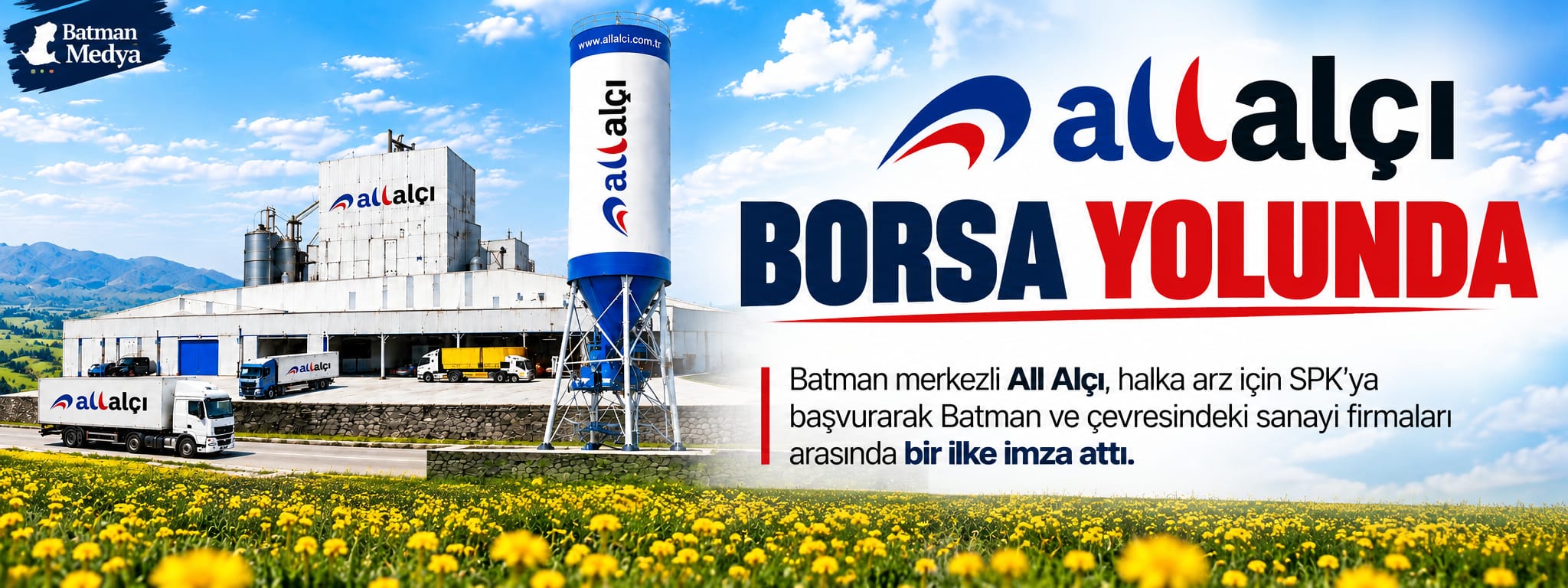 All Alçı borsa yolunda