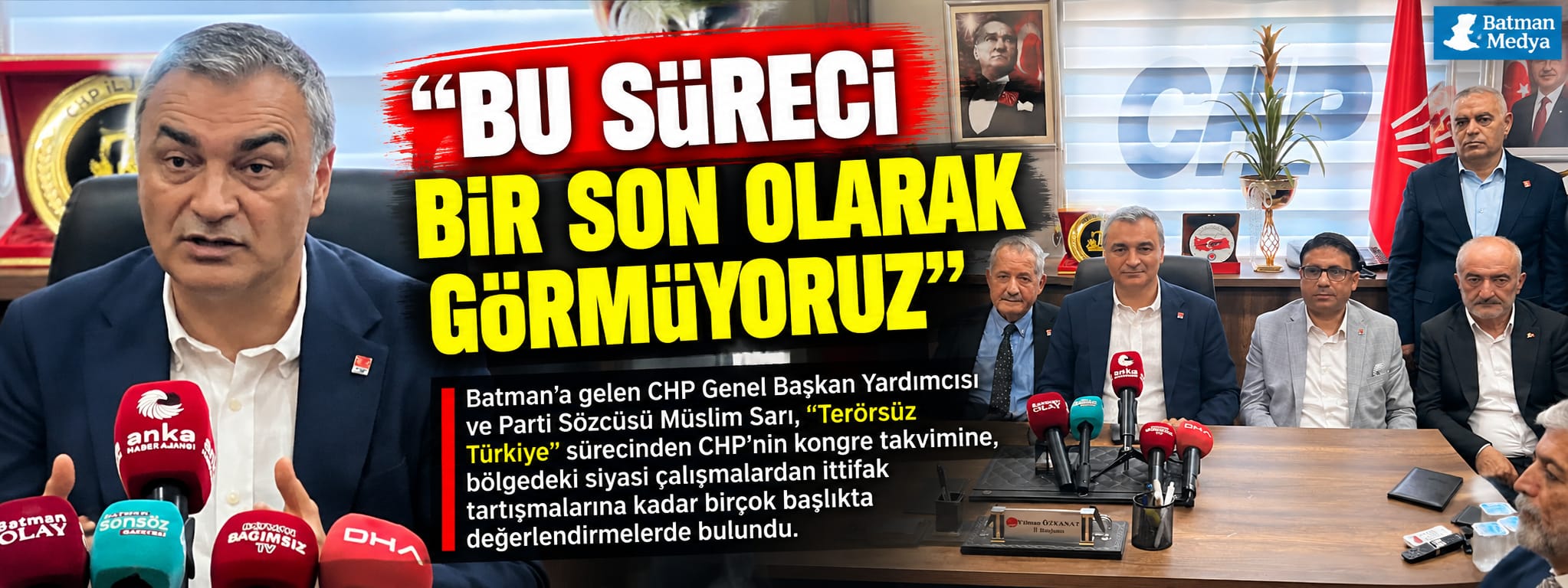 “Bu süreci bir son olarak görmüyoruz”