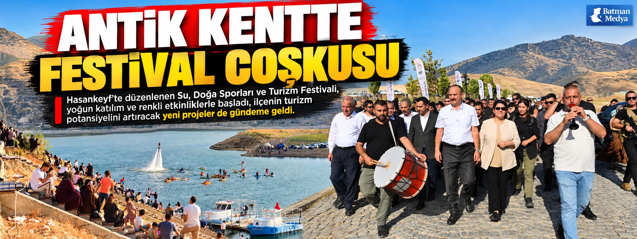 Antik kentte festival coşkusu