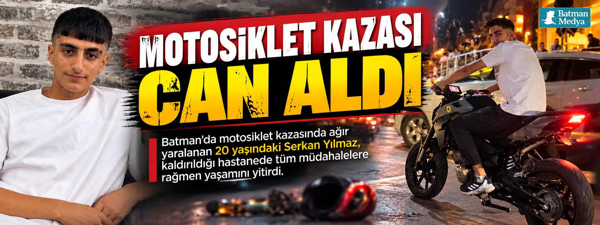 Motosiklet kazası can aldı