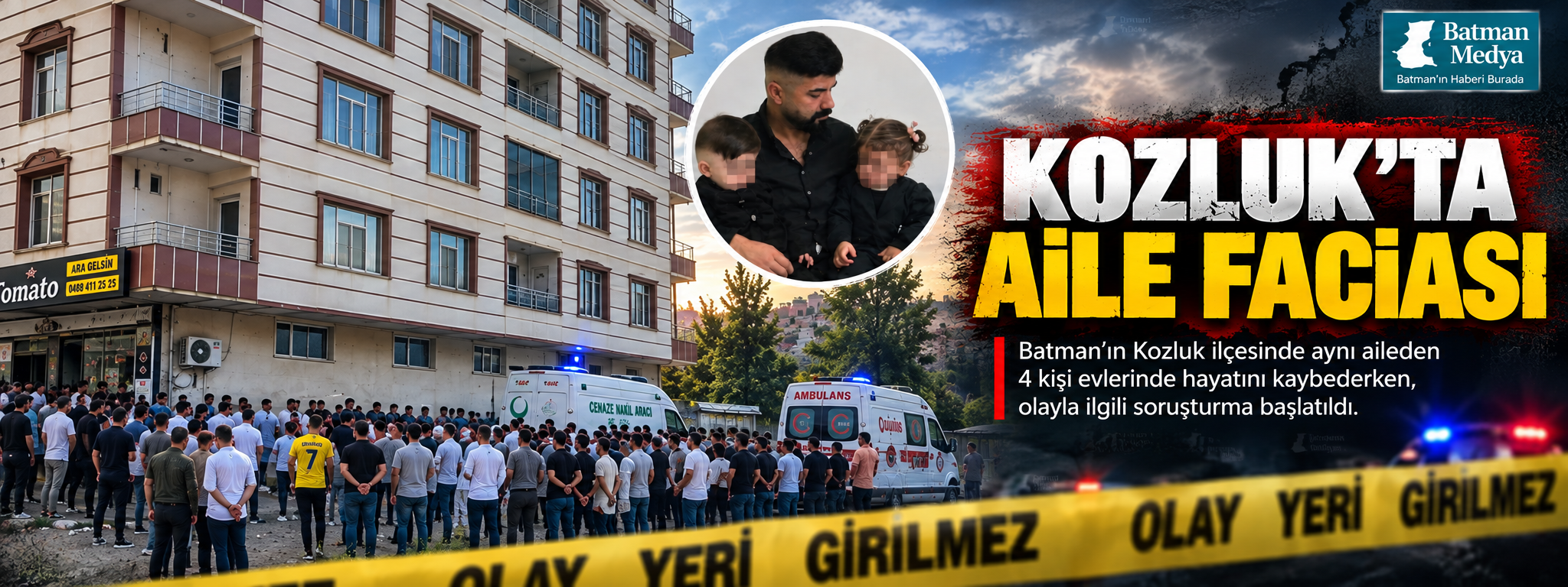 KOZLUK’TA AİLE FACİASI