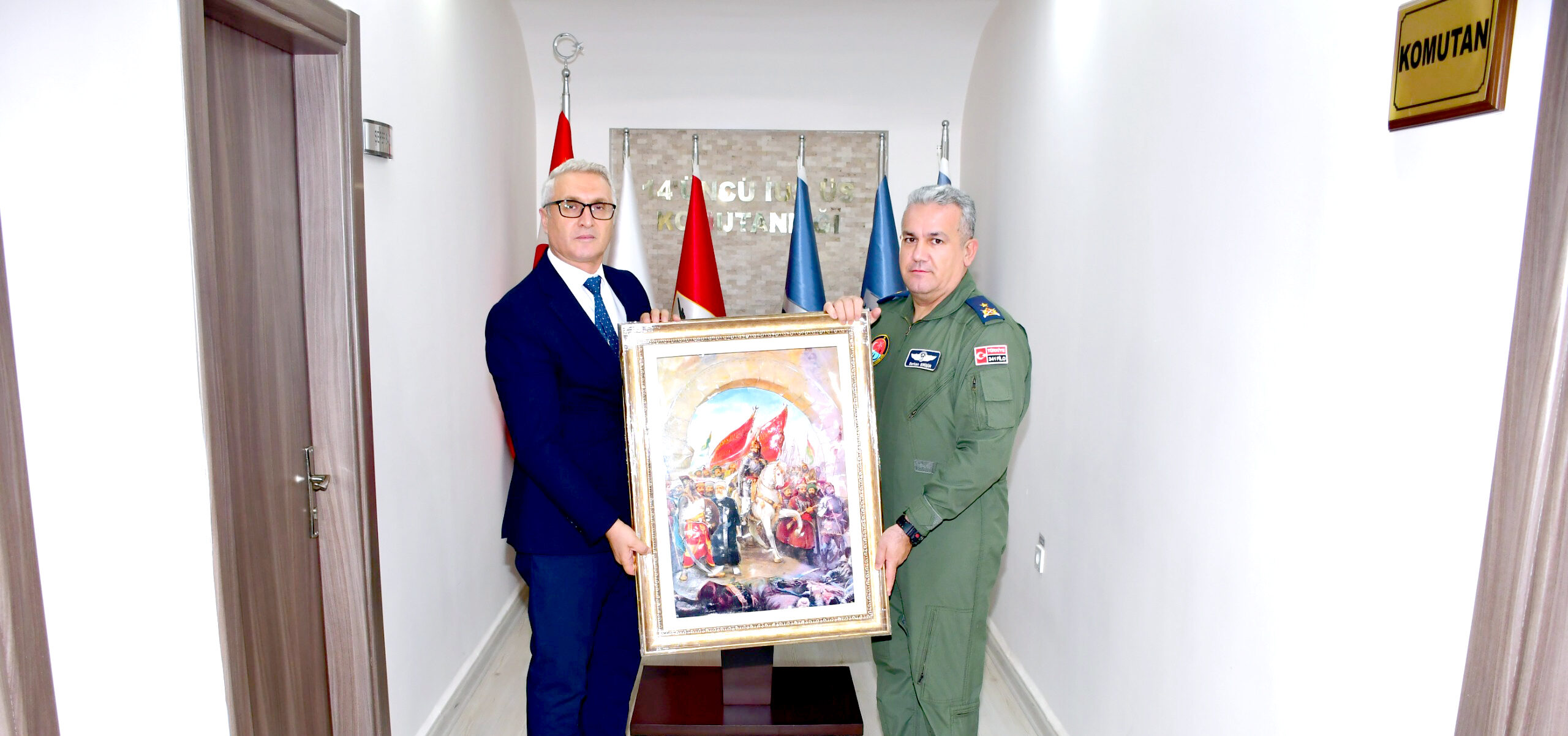 İl Milli Eğitim Müdürü Ciğer’den Tuğgeneral Erişir’e Hayırlı Olsun Ziyareti