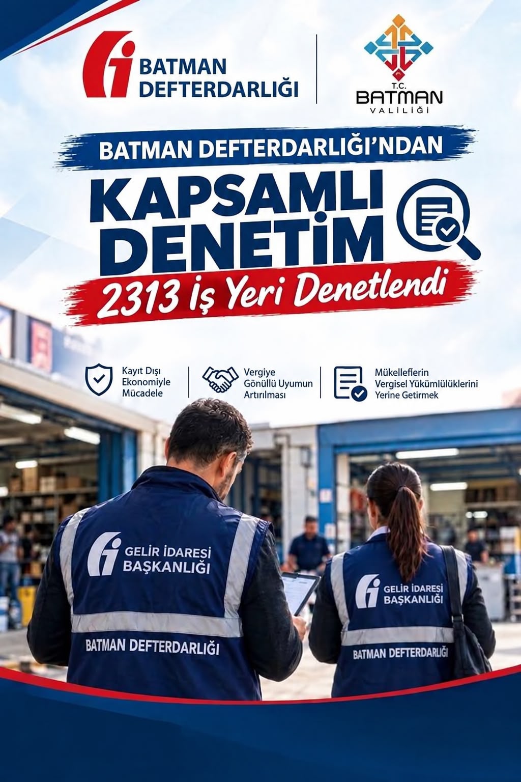 2 Bin 313 noktada vergi denetimi