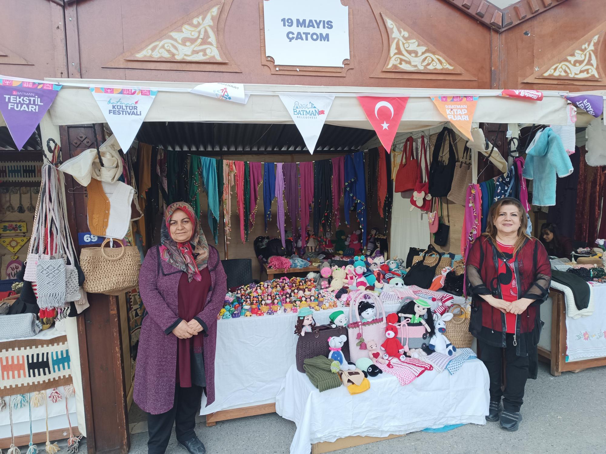 60 Kadının emeği Tekstil Festivali’nde