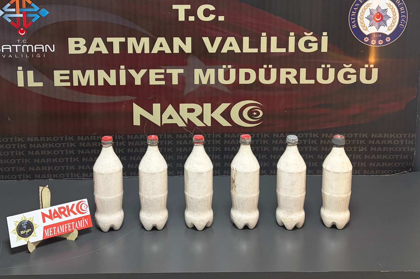 Benzin deposundan metamfetamin çıktı
