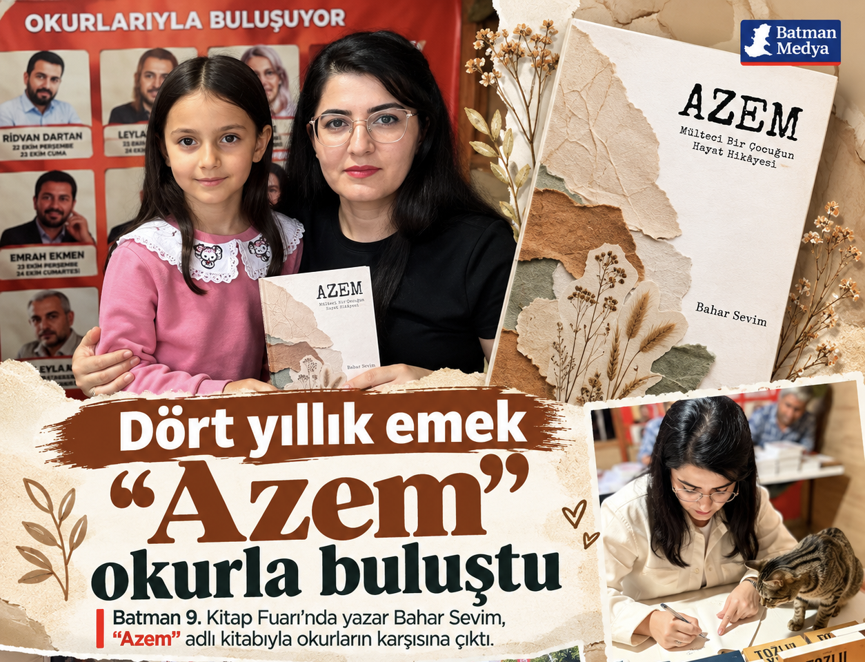 Dört yıllık emek “Azem” okurla buluştu
