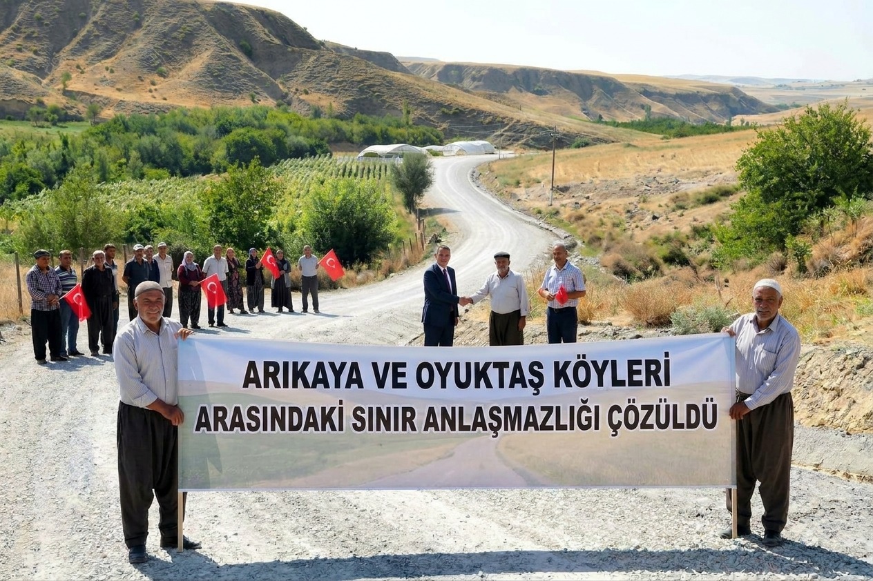 İki köy arasındaki sınır anlaşmazlığı çözüldü