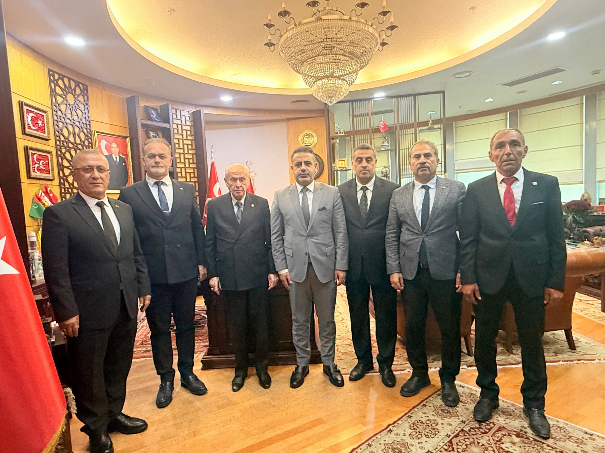 MHP teşkilatından Bahçeli’ye ziyaret