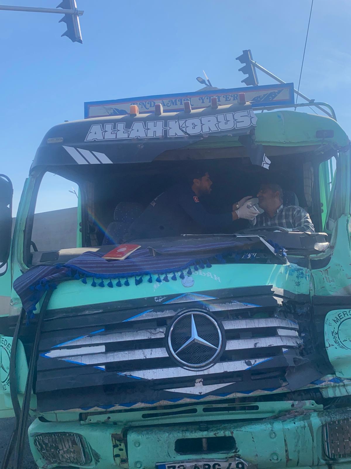 Otogar kavşağında kaza