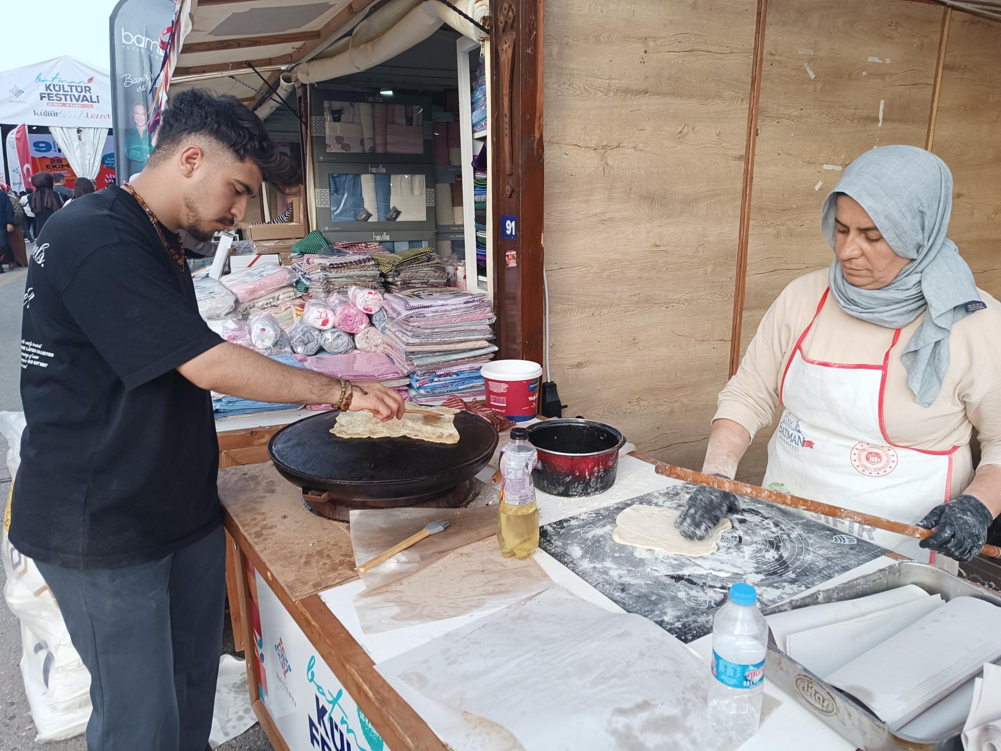 Saç üzerinde pişen lezzet