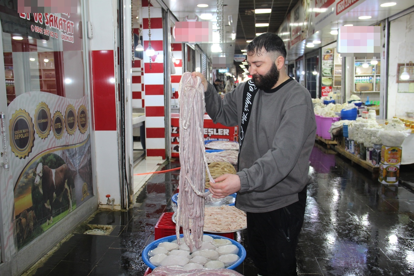 Sakatat tezgahlarında kış hareketliliği