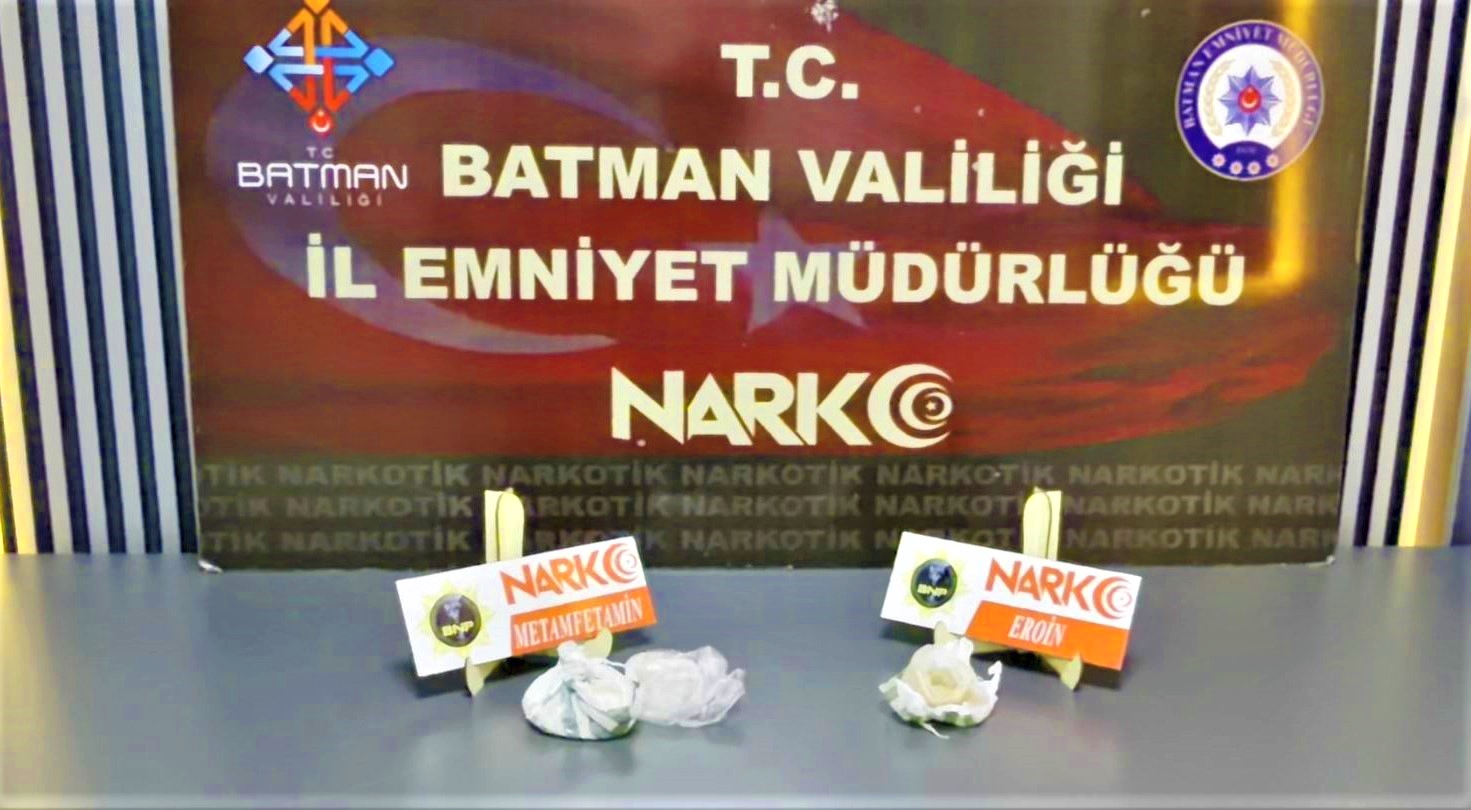 Üç çeşit uyuşturucu ele geçirildi