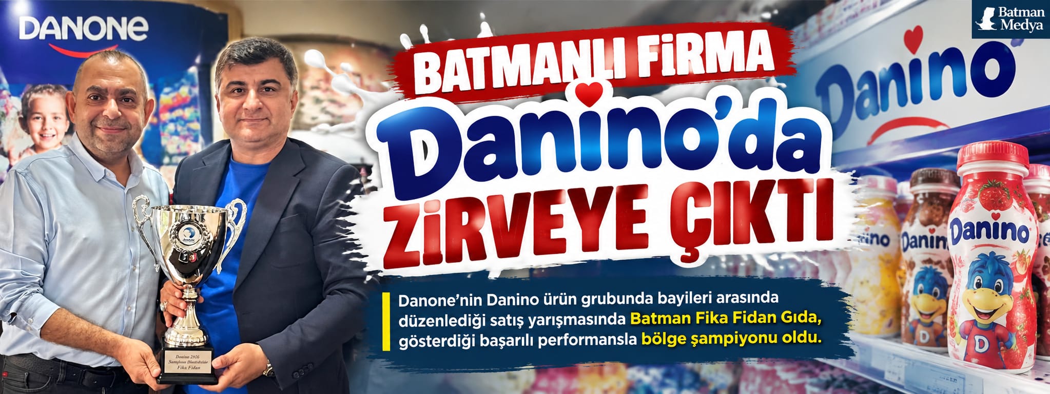 Batmanlı firma Danino’da zirveye çıktı