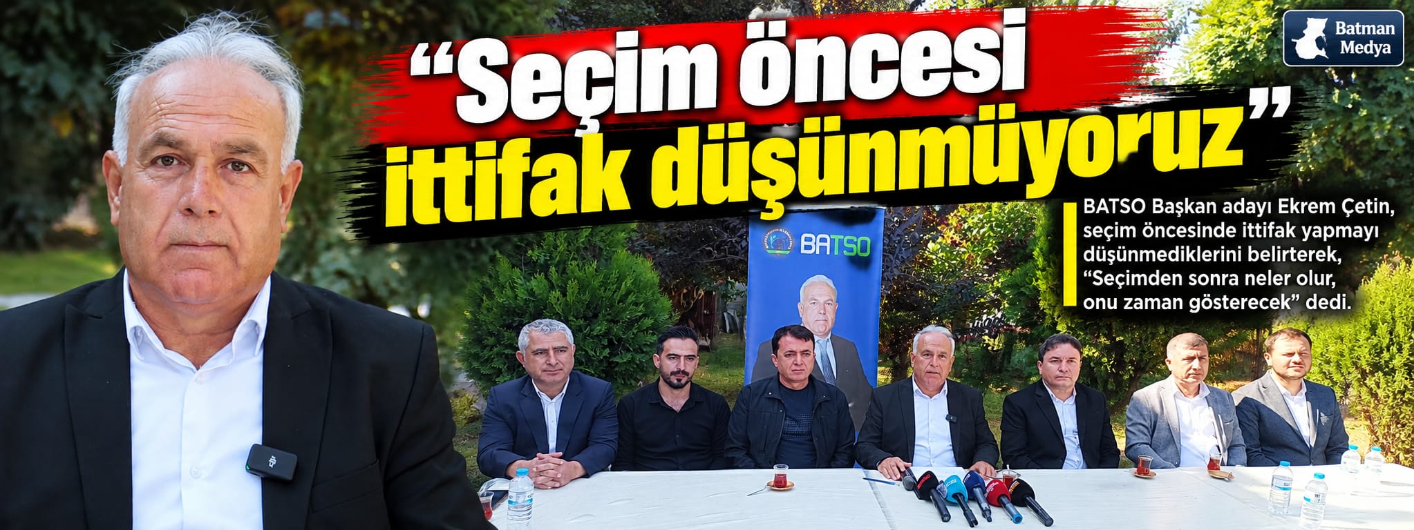 “Seçim öncesi ittifak düşünmüyoruz”
