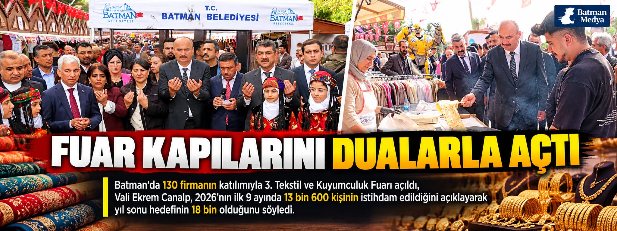 Fuar kapılarını dualarla açtı