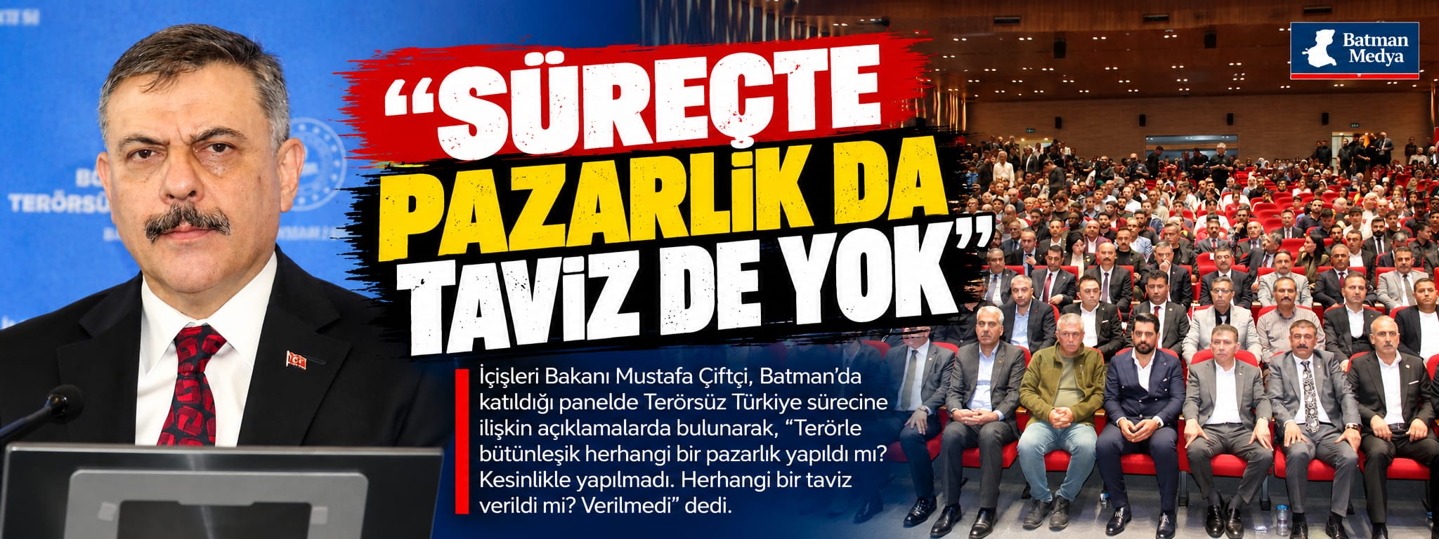 “SÜREÇTE PAZARLIK DA TAVİZ DE YOK”