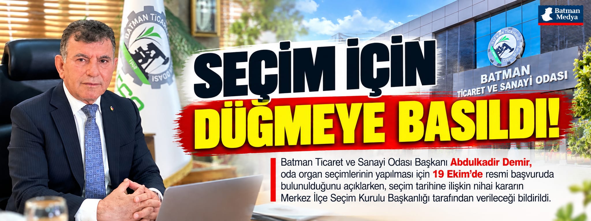 Seçim için düğmeye basıldı!
