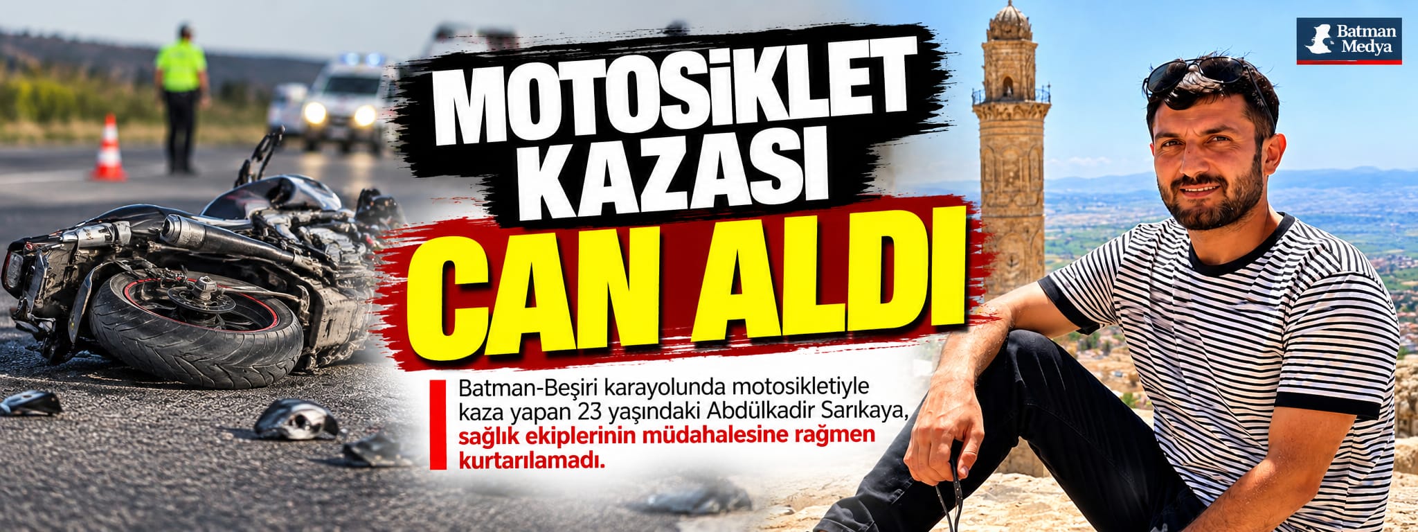 Motosiklet kazası can aldı