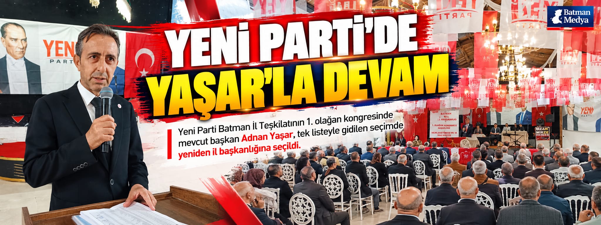 Yeni Parti’de Yaşar’la devam