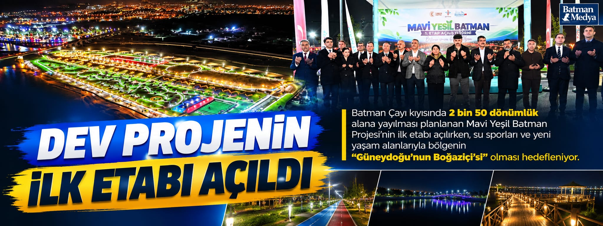 DEV PROJENİN İLK ETABI AÇILDI